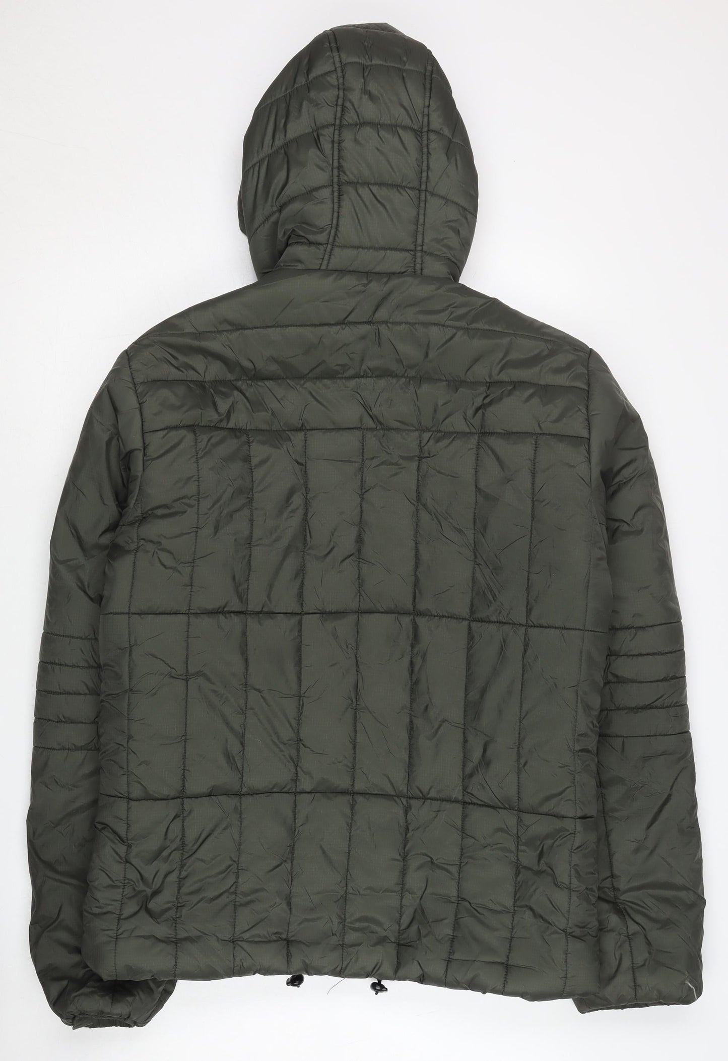 Mens UK Size M Blend Green Puffer Jacket