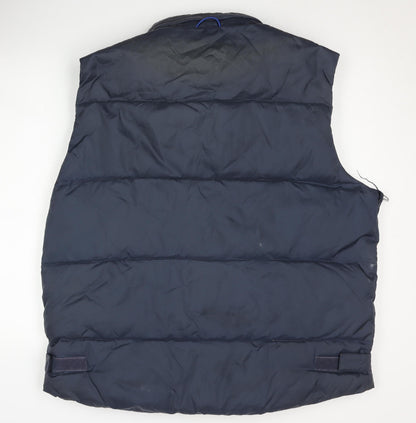 Austin Reed Men's Blue Puffer Waistcoat L