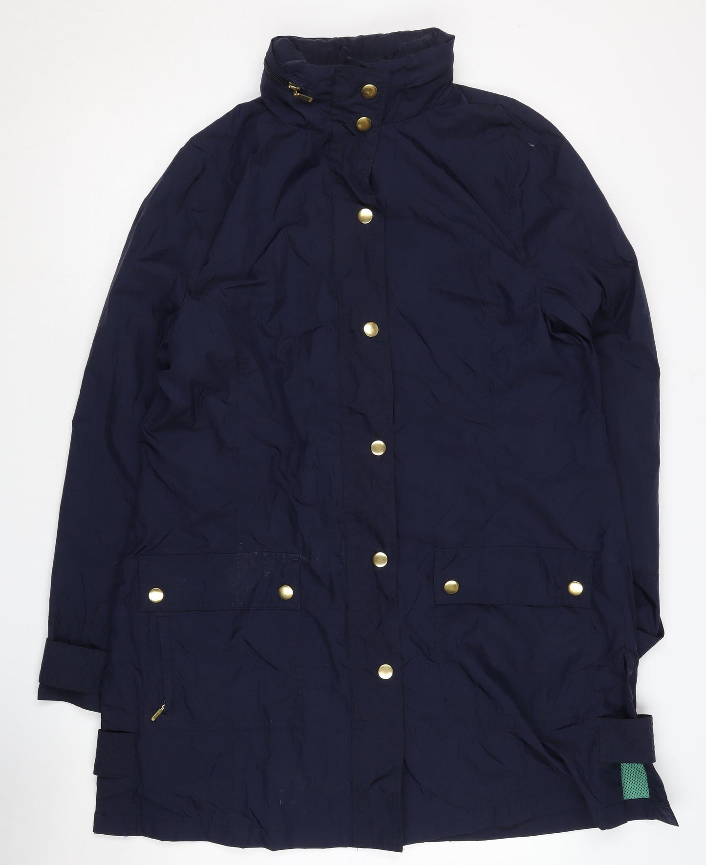 Womens UK Size 14 DASH Blue Overcoat