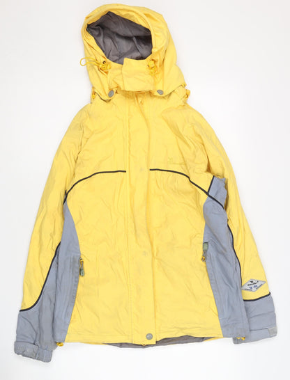 Traveler Women's Yellow Parka Jacket, Size 2, Waterproof