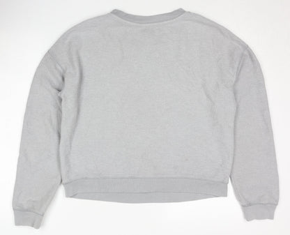Topshop Women's Grey Pullover Sweatshirt Size 10