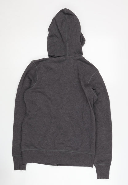 Unisex Adults UK Size XS ASICS Grey Full Zip Hoodie