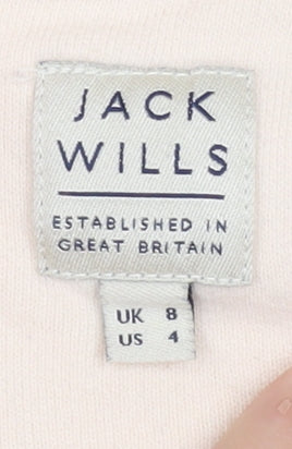 Womens UK Size 8 Jack Wills Multicoloured Pullover Sweatshirt