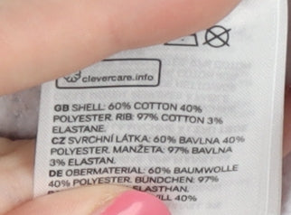 H&M Women's White Pullover Sweatshirt M