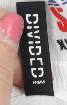 H&M Women's White Pullover Sweatshirt M