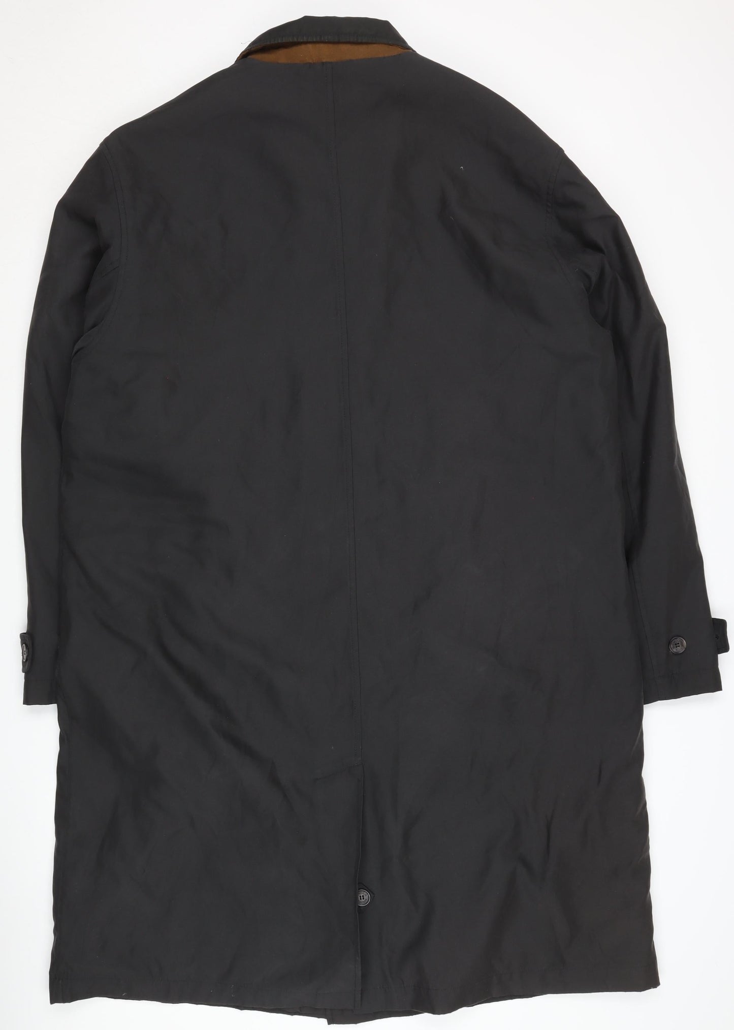 ZONA Men's Black XL Lined Button Coat