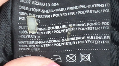 ZONA Men's Black XL Lined Button Coat