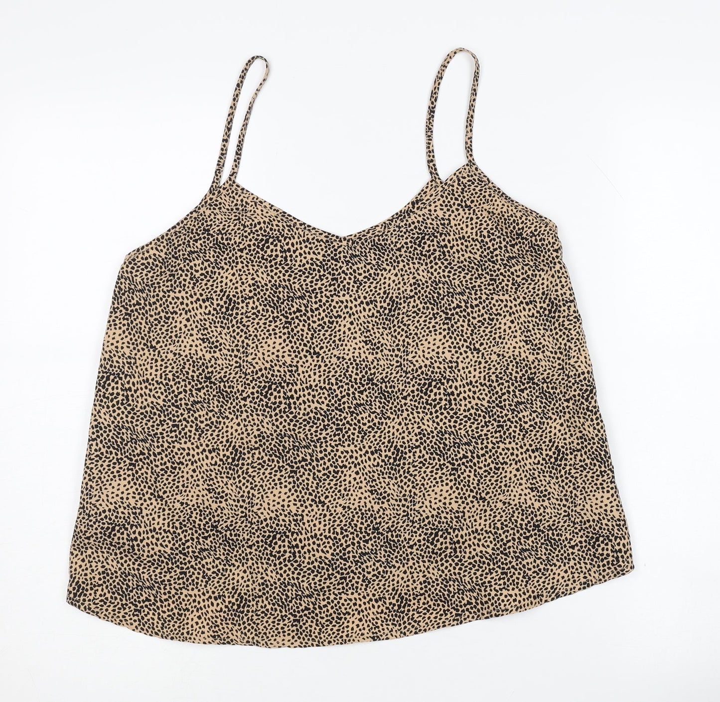 Golddigga Women's Beige Camisole Tank Top Size 10