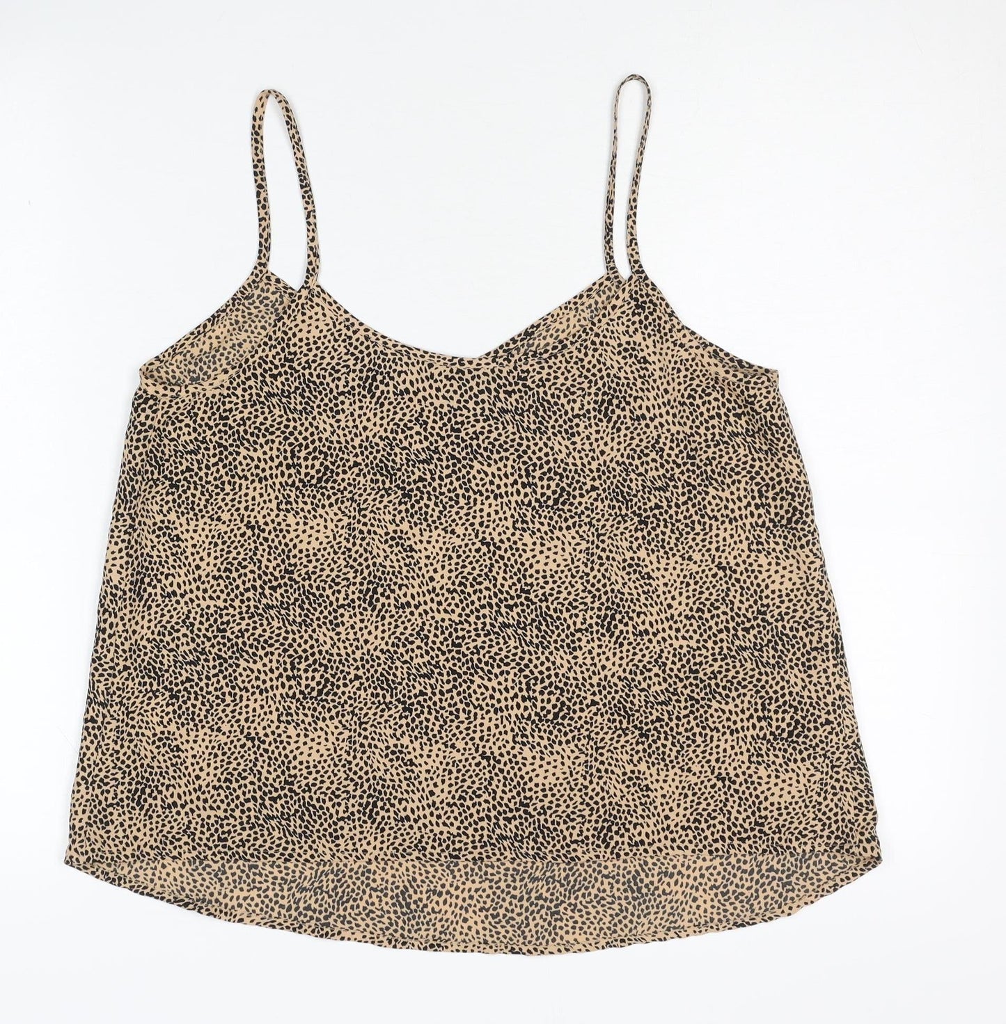 Golddigga Women's Beige Camisole Tank Top Size 10