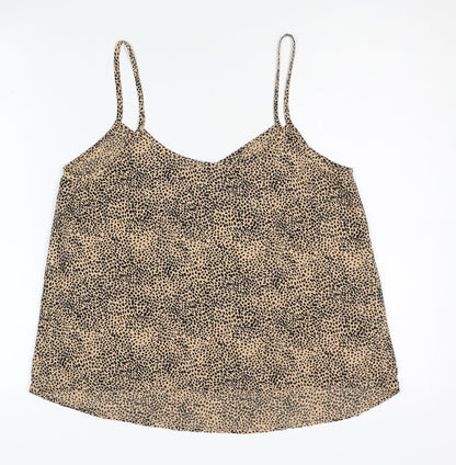 Golddigga Women's Beige Camisole Tank Top Size 10