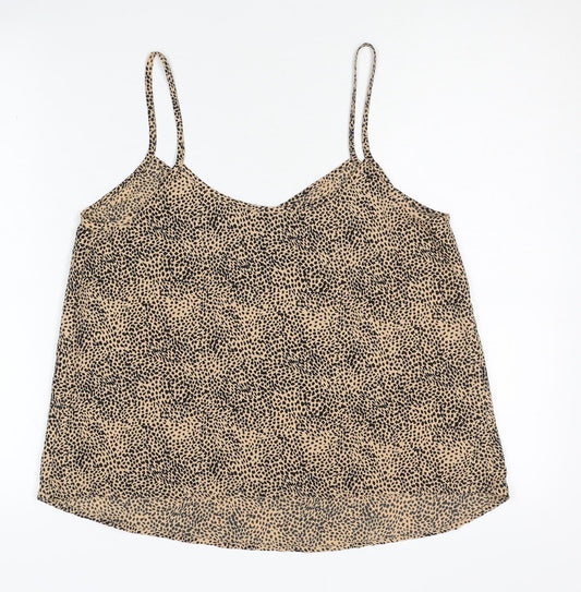 Golddigga Women's Beige Camisole Tank Top Size 10