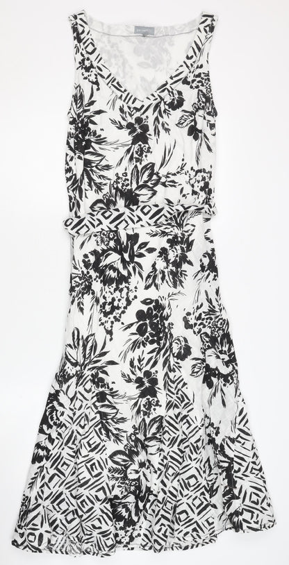 Marks and Spencer Women's Floral Dress Size 10 Cotton