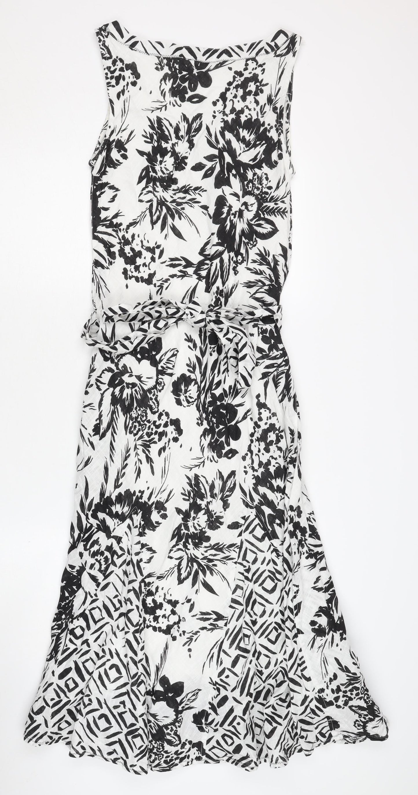 Marks and Spencer Women's Floral Dress Size 10 Cotton