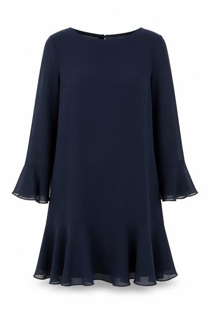 Wallis Women Blue Long Sleeve Dress Size 12