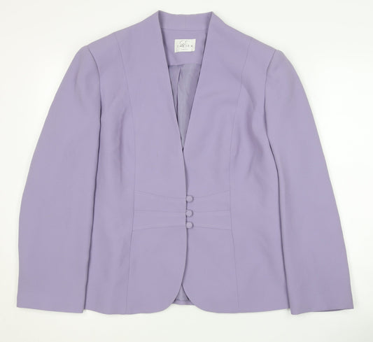 Eastex Women's Purple Blazer Size 16