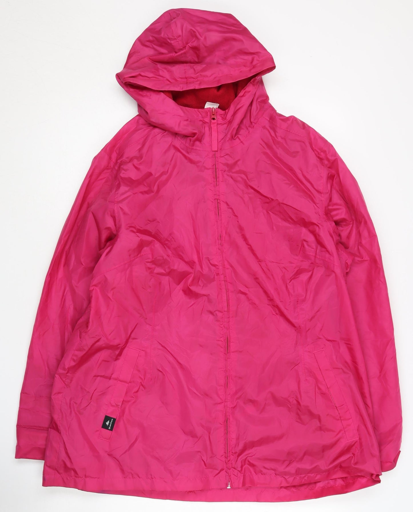 Decathlon Women's Pink XL Hooded Jacket