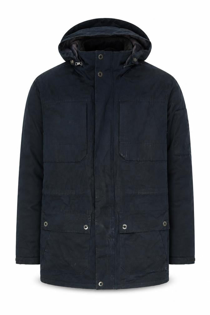 Mens UK Size M Marks and Spencer Blue Parka Coat