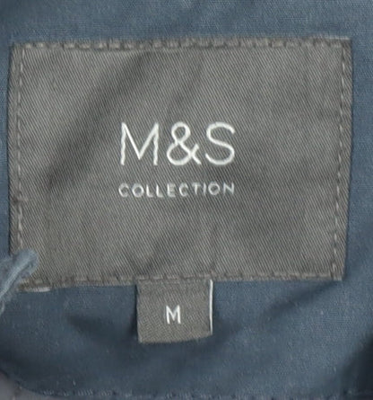 Mens UK Size M Marks and Spencer Blue Parka Coat