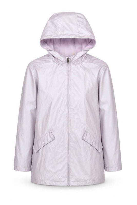 Marks and Spencer Girls Purple Hooded Jacket 11-12 Years