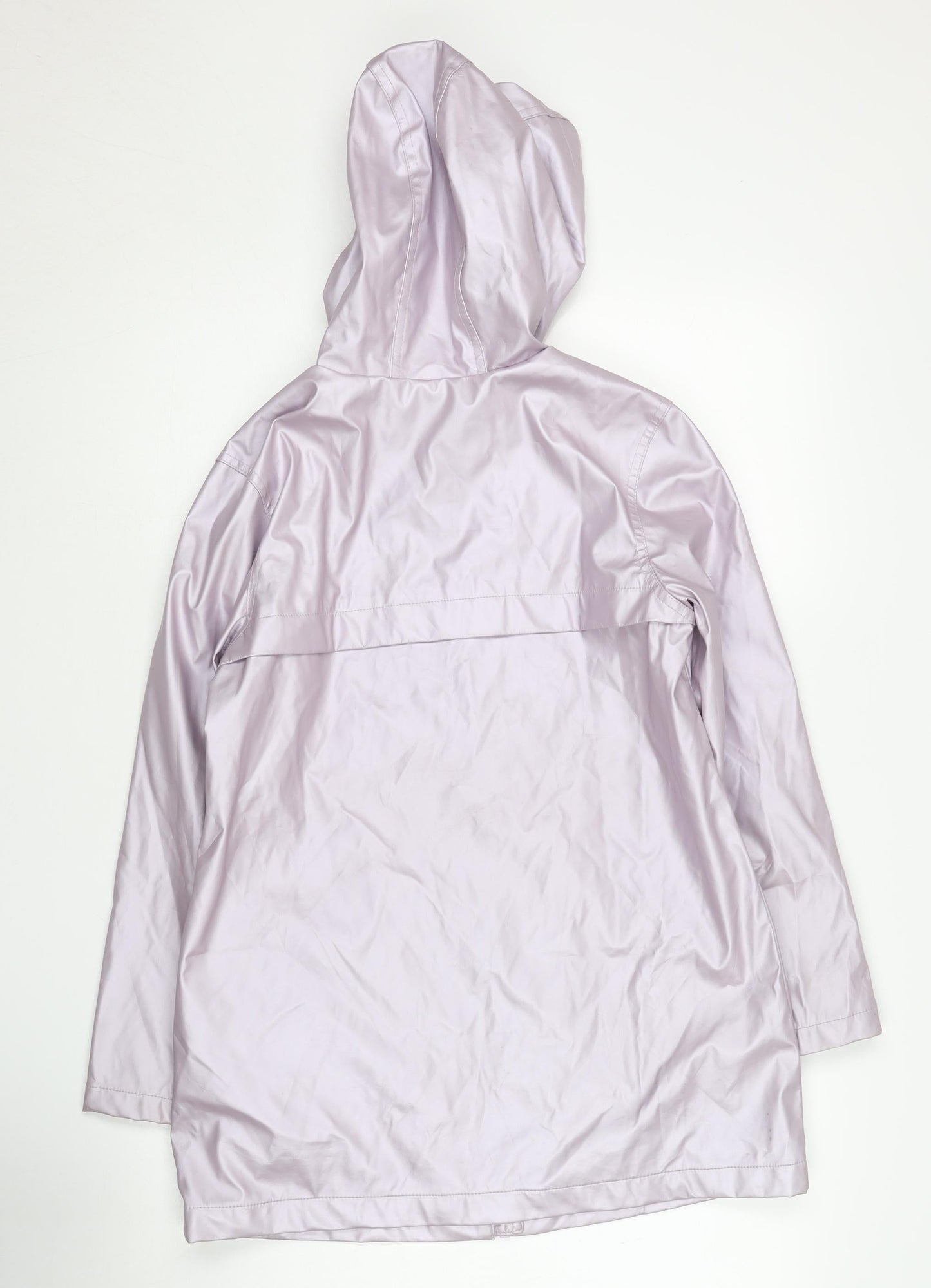 Marks and Spencer Girls Purple Hooded Jacket 11-12 Years