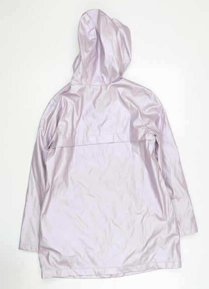 Marks and Spencer Girls Purple Hooded Jacket 11-12 Years