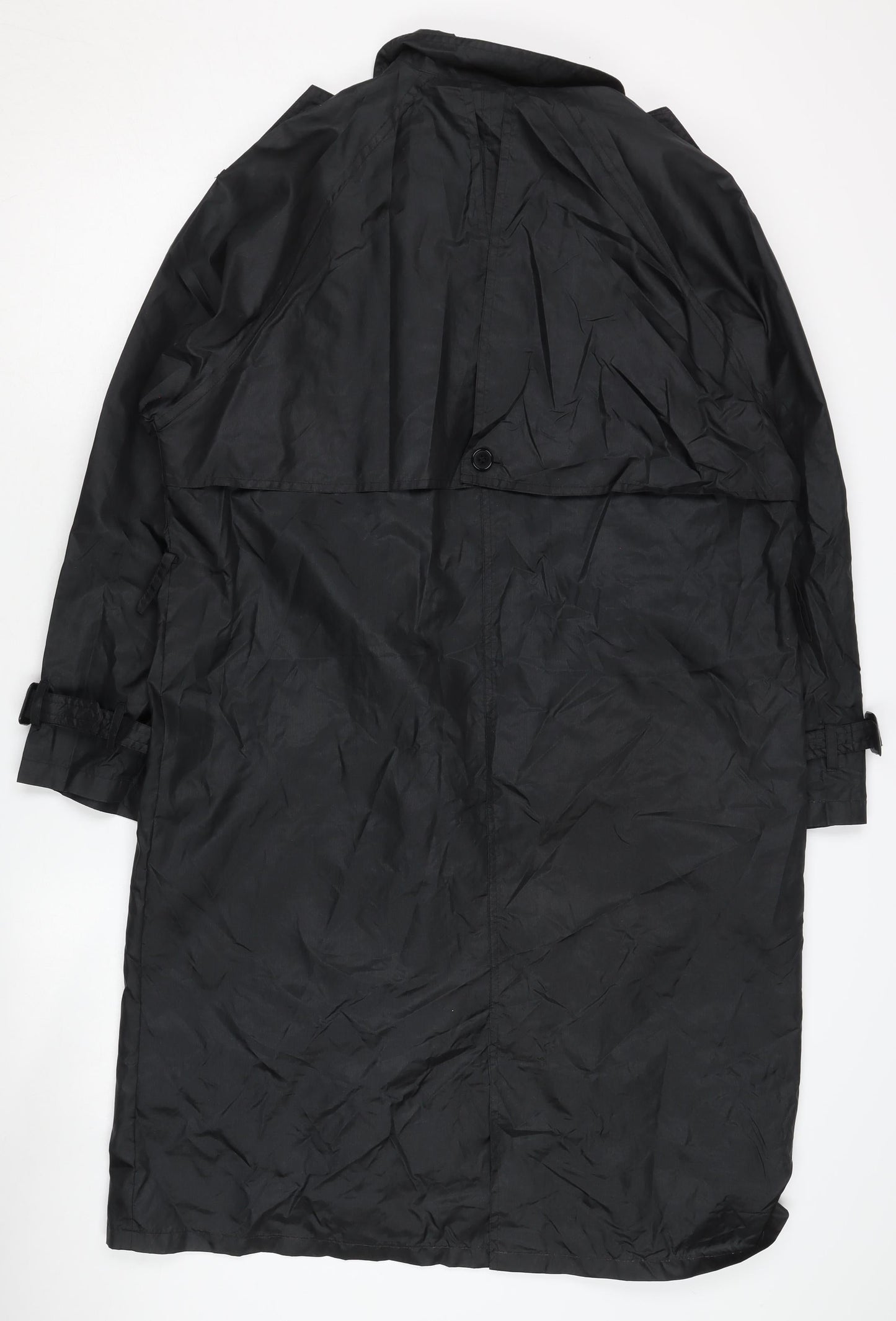 C&A Women's Black Long Trench Coat Size 10