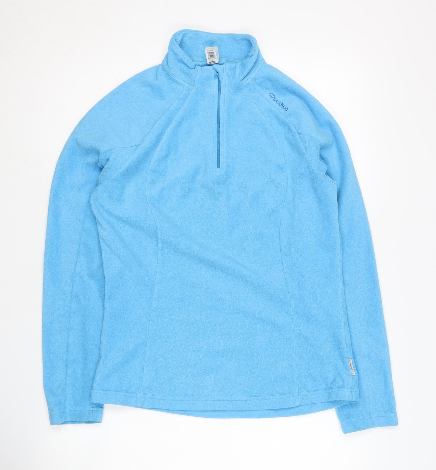 Quechua Women's Blue Fleece 1/2 Zip Sweatshirt Size M 92-95cm