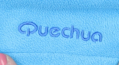 Quechua Women's Blue Fleece 1/2 Zip Sweatshirt Size M 92-95cm
