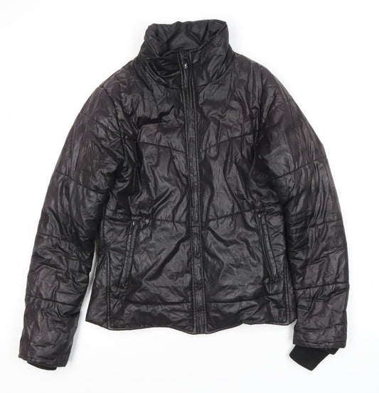 Unisex Adults UK Size M Kappa Black Puffer Jacket
