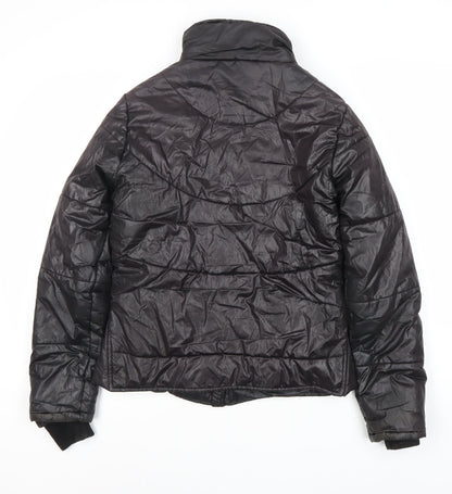 Unisex Adults UK Size M Kappa Black Puffer Jacket