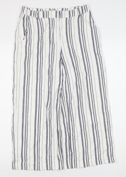 Womens UK Size 4 Esprit Relaxed Fit Casual Multicoloured Trousers