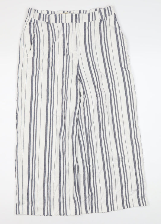Womens UK Size 4 Esprit Relaxed Fit Casual Multicoloured Trousers