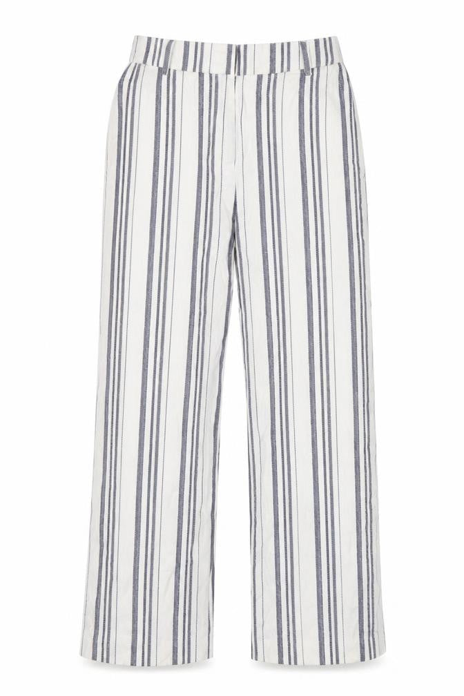 ESPRIT Women's Multicoloured Striped Trousers Size 4