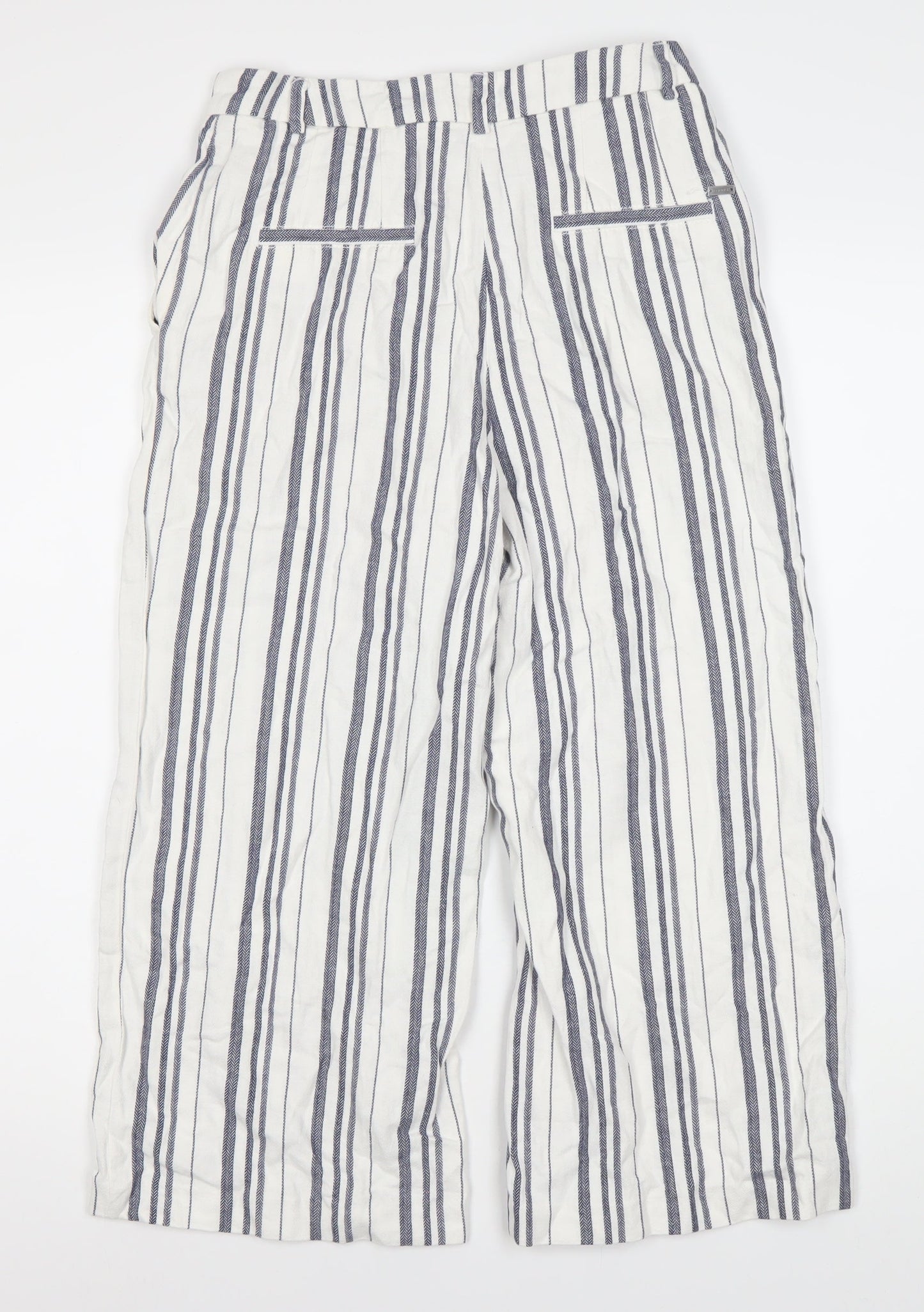 Womens UK Size 4 Esprit Relaxed Fit Casual Multicoloured Trousers