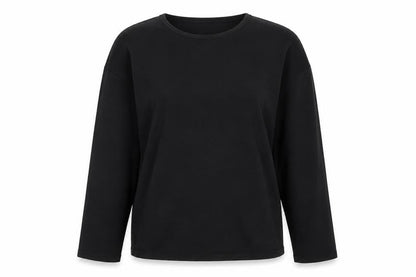 Womens UK Size 14 Marks and Spencer Black Basic T-Shirt