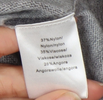 Womens UK Size M Kenar Grey Cardigan Jumper