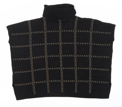 Womens UK Size S New Look Black Pullover Jumper
