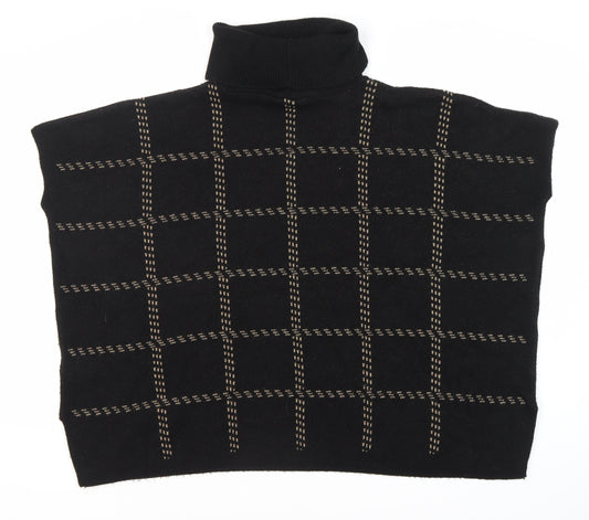 Womens UK Size S New Look Black Pullover Jumper