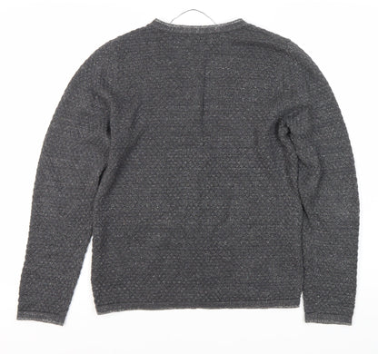 Knitwear by Jackpot Women's Grey Cardigan Size L