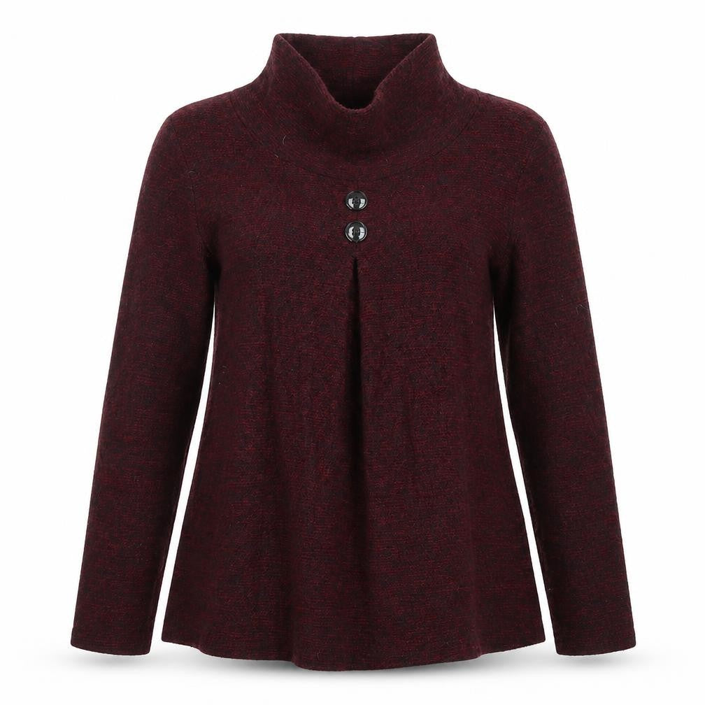 Womens UK Size S Luca Vanucci Red Pullover Jumper