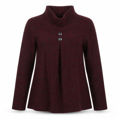 Womens UK Size S Luca Vanucci Red Pullover Jumper