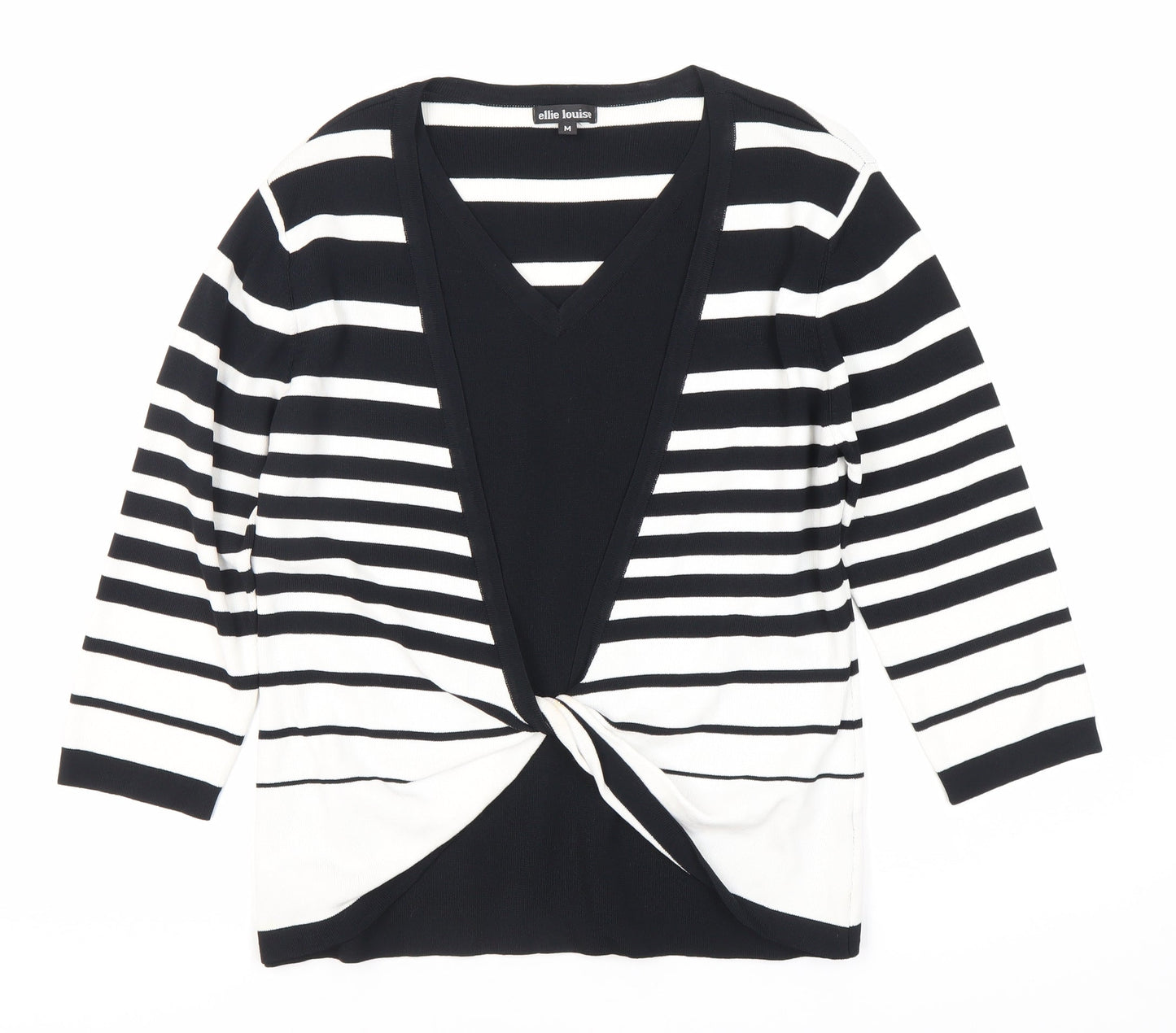 Womens UK Size M ellie louise Black Cardigan Jumper