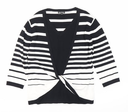 Womens UK Size M ellie louise Black Cardigan Jumper