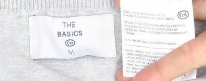 Womens UK Size M C&A Grey Cardigan Jumper