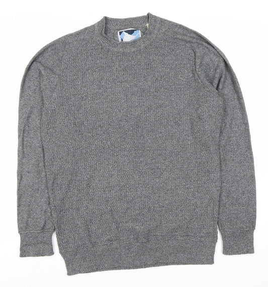 Matalan Men's Grey Medium Crew Neck Pullover Jumper