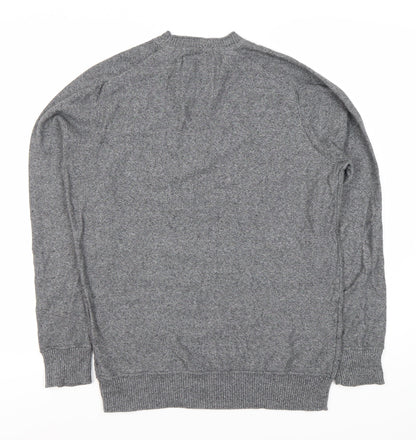 Matalan Men's Grey Medium Crew Neck Pullover Jumper