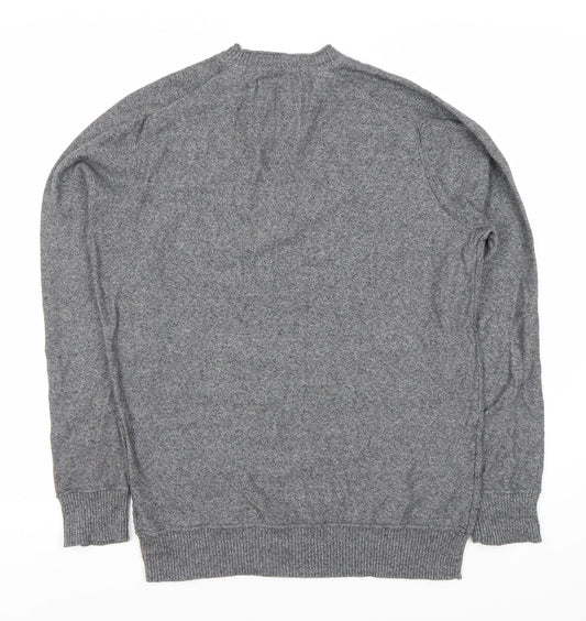 Matalan Men's Grey Medium Crew Neck Pullover Jumper