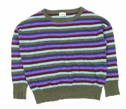 Rodier Women's Multicoloured Wool Pullover Jumper