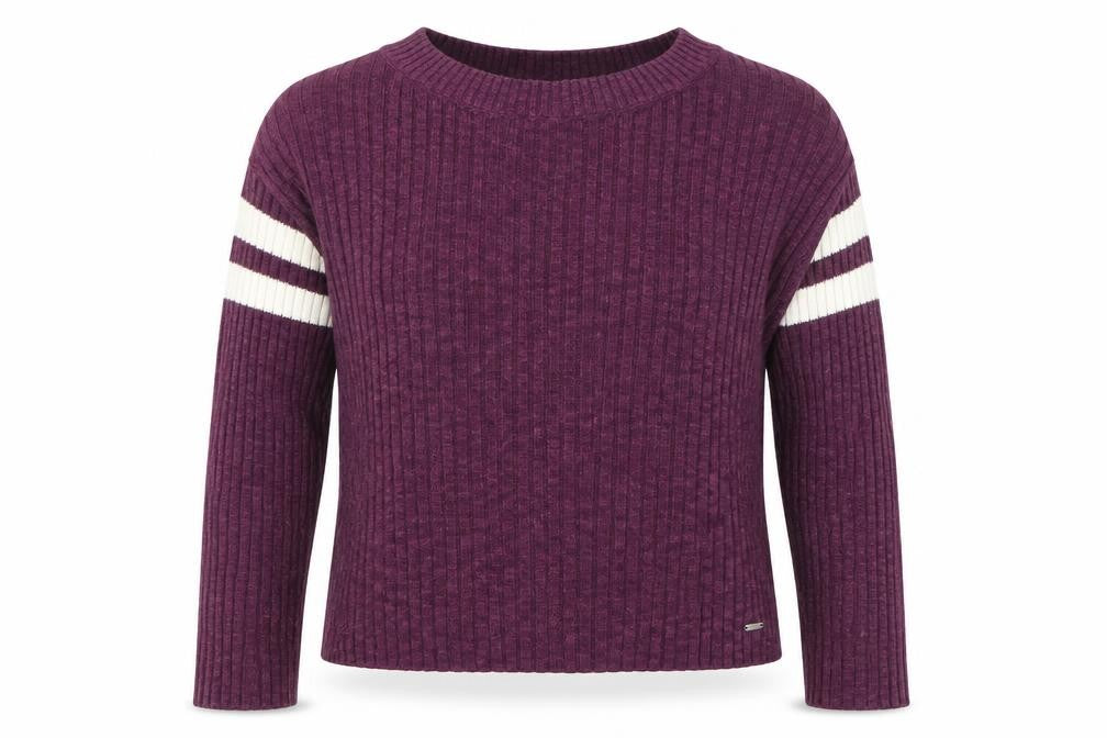 Hollister Women's Purple Pullover Jumper S