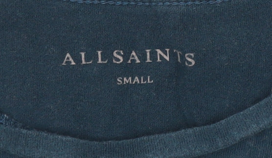 Mens UK Size S AllSaints Blue  T-Shirt